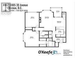 Primary Bedroom - 3805 30 Avenue Unit 402, Vernon, BC V1T9M3 Photo 6