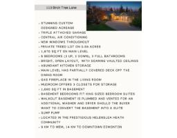 Dining room - 113 53226 Rge Road 261, Rural Parkland County, AB T7Y1A3 Photo 2