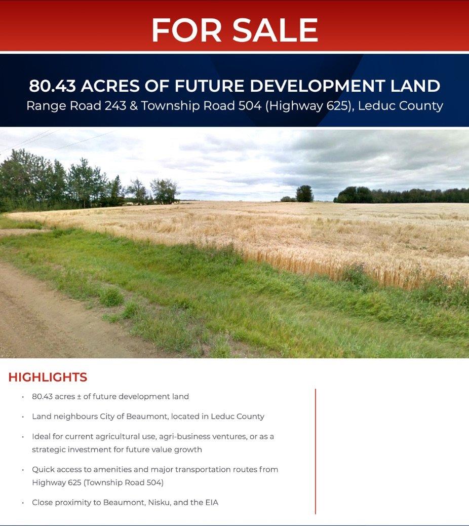 Range Road 243 Township 504 Highway 625