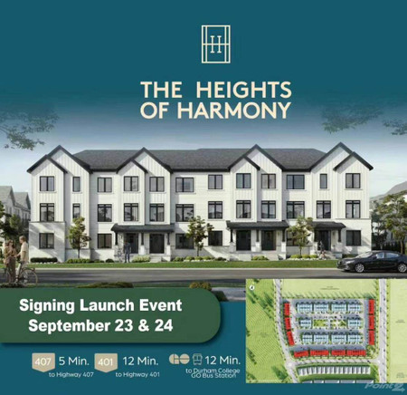 The Heights Of Harmony New Release In Oshawa Towns Starting From 600 S, Oshawa, ON null Photo 1